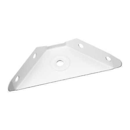 12 stk. Stål Vinkelbeslag Fittings Trekantbeslag Fastgørere