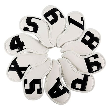 10 stk. Golf Jernhodetrekk Beskyttelse Vakt Jern Putter Utstyr