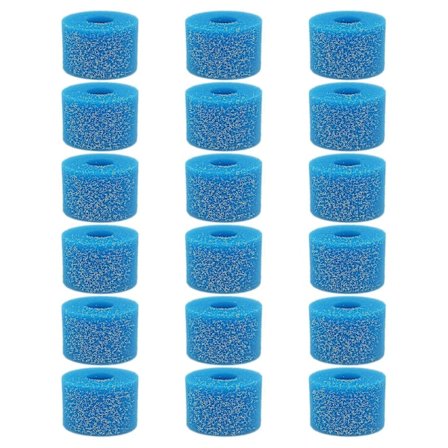 18 st för Intex Pure Spa återanvändbara tvättbara skumfilterpatroner för bubbelpool S1-typ