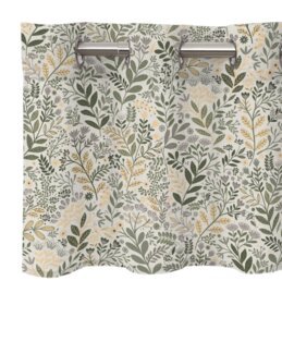 Öljettkappa med tryckt motiv Hage Persika - Linea