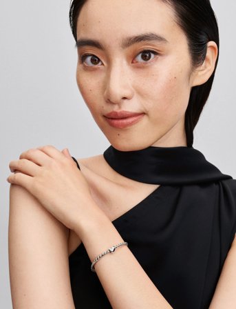 Pandora Sterling Silver Bracelet - Silver - 18 CM