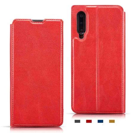 Samsung Galaxy A70 - Praktiskt Retro Plånboksfodral Röd Röd