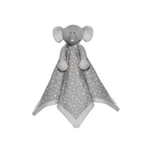 Teddykompaniet Gray Diinglisar Elephant Comforter 0 - 6 years - First toys and baby toys - 0 - 6 years - Grey