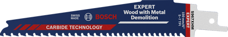 Bosch Expert S 967 XHM Wood with Metal Tigersavblad 1-pakke, Maskintilbehør & forbrugsvarer