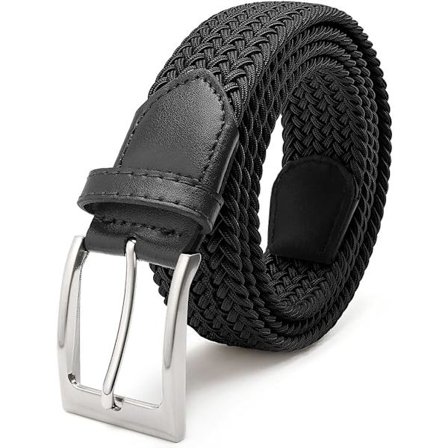 Storlek L, herrarnas elastiska bälte 1 3/8" bredd, Fairwin Casual Stretch