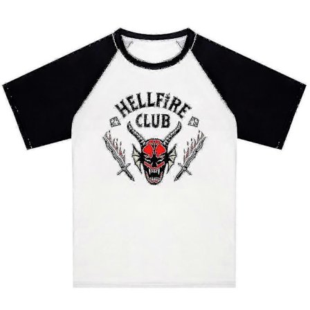 Stranger Things 4 Hellfire Club T-shirt - Perfekt