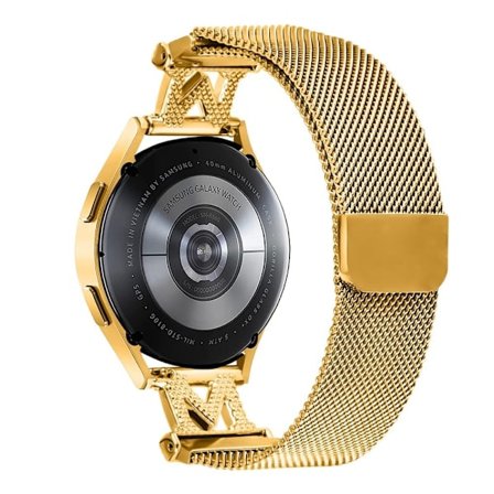 M-Type Milanese-armband Garmin Forerunner 55 / Venu Metallrem i rostfritt stål - Guld