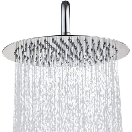 316 Rustfrit Stål Anti-Kalkaflejring Bruseshowerhoved Ultra-Tyndt Høj