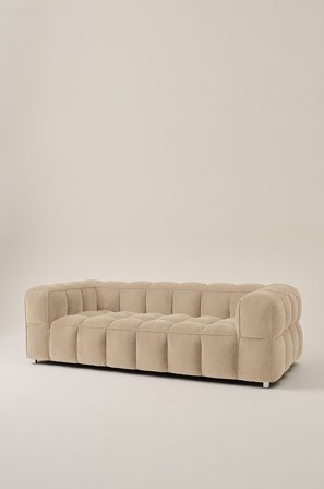 Jotex - Sofa 3-seters Sandbeige - MEDFORD - Kjøp 3-seters sofaer hos Jotex