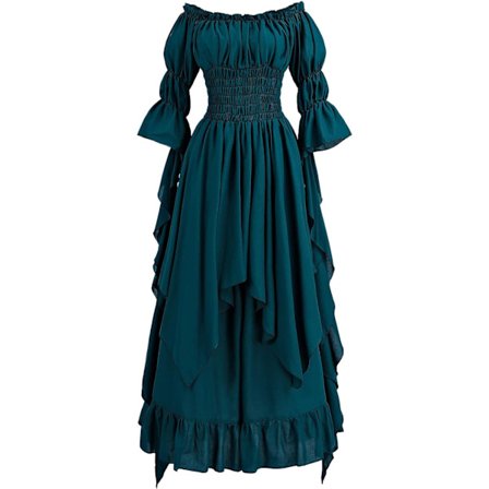 Victorian Kjole Renaissance Kostume Kvinder Gothic Hexe Kjole