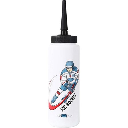 1000 ml ishockeyflaska bärbar stor kapacitet fotboll lacrosse flaska design sportflaska A
