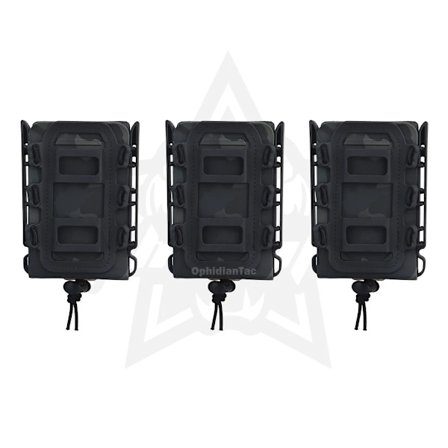 5,56 Magasinpåse Carrier Tactical Fast Mag Flexibel Molle för AK 74/47 AR M4 5,56/7,62 Mag Pouch Gevär Pistol Magasinhållare