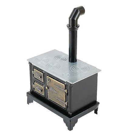 1:12 Skal Mini Spis Skorsten Miniatyr Tillbehör Köksleksak Dockhus Möbel Dekoration