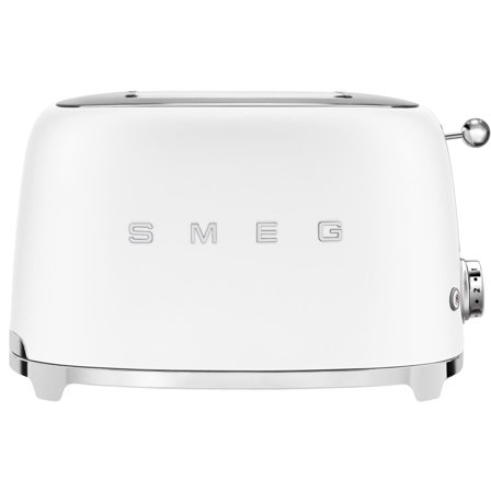 Smeg TSF01WHMEU Brødrister Matt Hvit - Kjøp kjøkkenmaskin hos Bakeren og Kokken