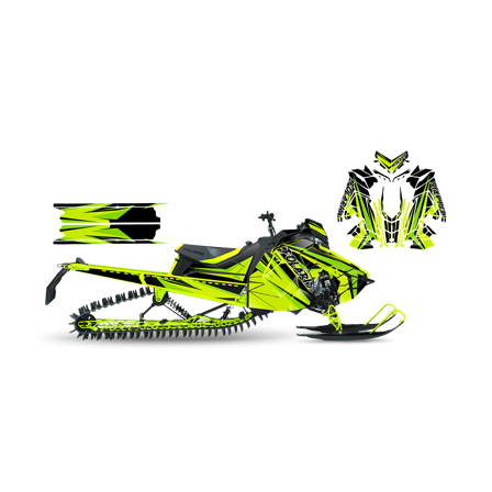 Tarrasarja SweTown Phat Lime - Polaris Axys 800 Switchback XCR 2018-2020