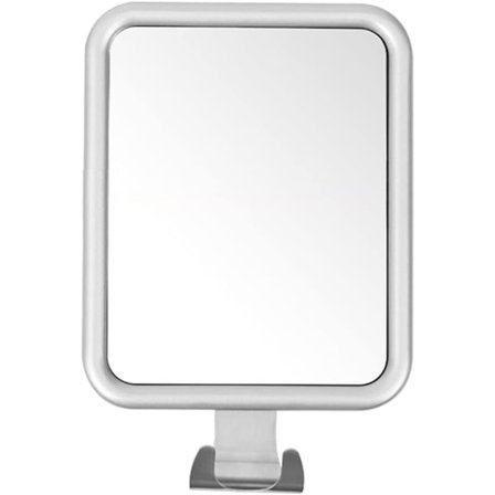 Badeværelses Sugekop Anti-dug Spejl med Krog Aluminium Legering Anti-dug Spejl Punch-fri Hængende Håndklæder Barbermaskiner Rektangel