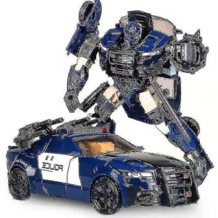 5 Transformerende Actionfigur Leke Anime Robot Bilmodell Transformerende Samling Klassisk Barn Gave_x