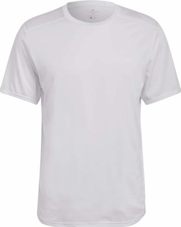 Adidas Men's Designed 4 Running T-Shirt Men Short sleeved fitness sweater White L