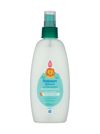 Natusan by Johnson's No More Tangles Kids Conditioner Spray, 200 ml