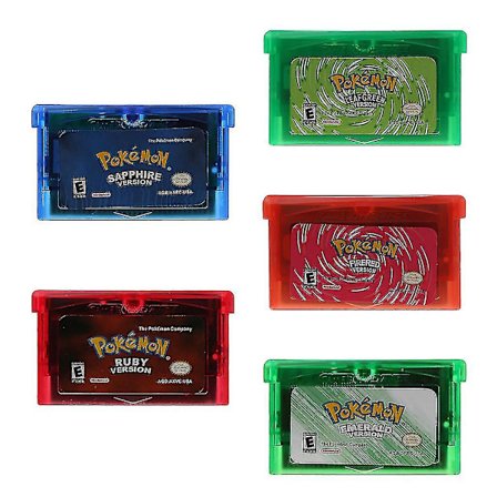 Fan Advance Gameboy Cartridge -pelikortti Ndsl/gbc/Gbm/Gba/sp 5 Styles -peliin