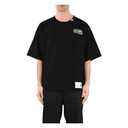 Mihara Yasuhiro, T-shirt printed logo Zwart, Heren, Maat:S