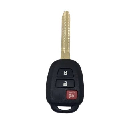 Bilnøkkelskall med 2+1 knapper for Toyota