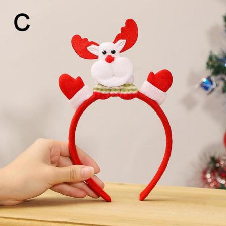 Christmas Pannband Santa Ren Snowman Bear Hårband New Yea