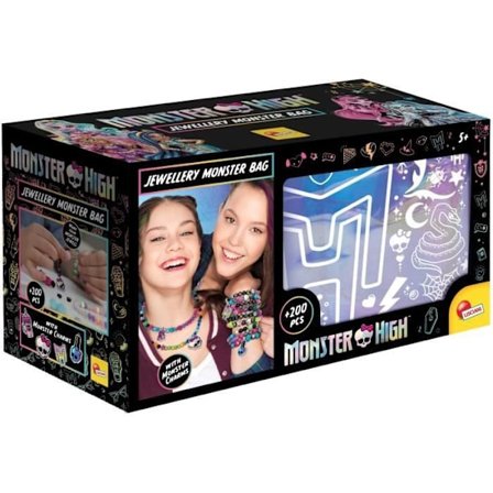 Monster High glitter smyckespåse - LISCIANI - Skapa fantastiska armband och halsband
