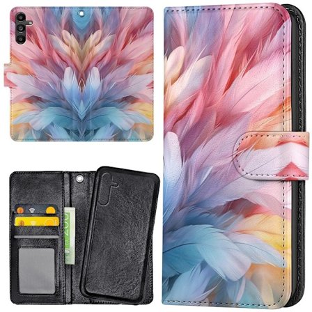 Samsung Galaxy A36 5G - Lommebok Deksel Feathers