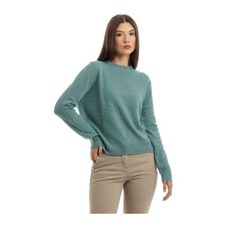 Aspesi, Round-neck Knitwear Blauw, Dames, Maat:M
