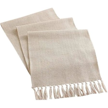 Handgjord Macrame bordslöpare, Boho bordslöpare för matbord (ej maskintvättbar)