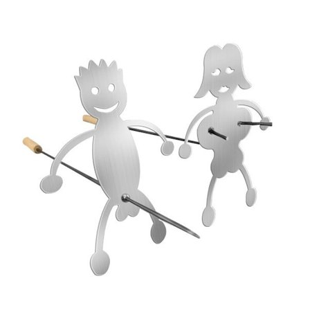 Ølkande kyllingeholder til grill - Bærbar grill kyllingestativ, C