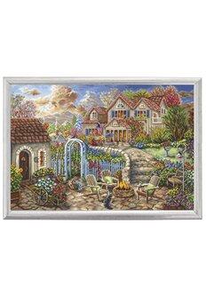 Broderikit Tavla Bakgården