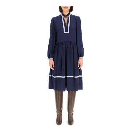 Chloé, Dresses Niebieski, Kobieta, Rozmiar: S