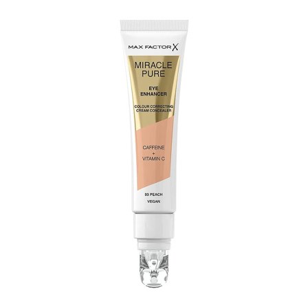 Max Factor Miracle Pure Eye Enhancer Cream Concealer 3 Peach, Makeup, Ansigt, Concealer