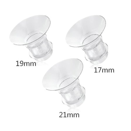 17mm/19mm/21mm Flensinnsats Kompatibel Med Medela / Willow / Tsrete / Momcozy S9 S10 S12 Hhh o [DB]