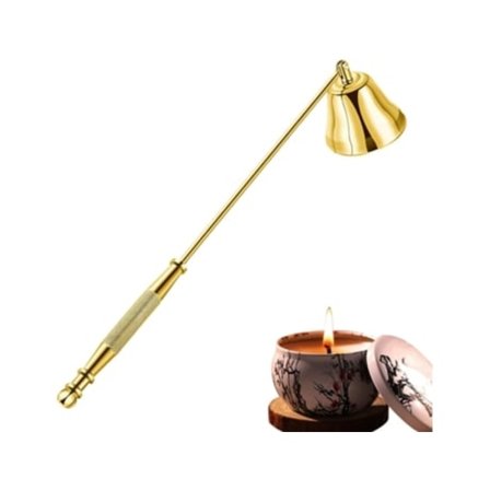 Lyseslukker, Lyseslukker i rustfrit stål, Lyseslukker med langt håndtag Beijiyi (guld)