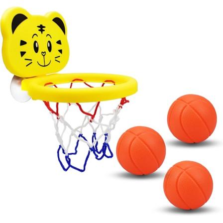 Basketballkurv Badeleke for 1-3 år gammel baby badeleke 6 12 måneders basketballkurv leketøy gaver 2 3 4 basketball vannspill badeleker sett gave til 