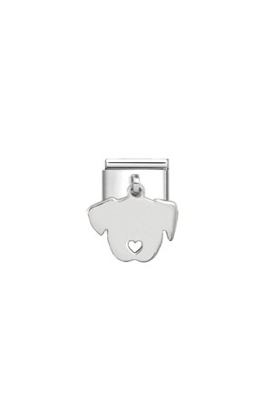 CHARMS 925 Sterling Silver Dog Face Pendant