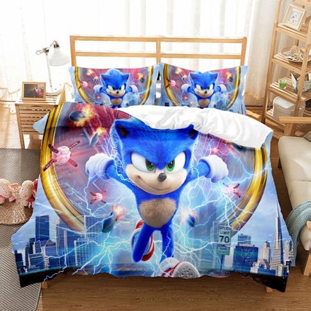 Lightning Sonic -kuvioinen pussilakanasetti-06215s