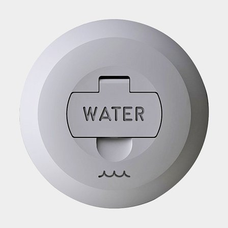 Lock till däcksförskruvning vatten Foresti & Suardi Cap With Lock "Water", kromad mässing