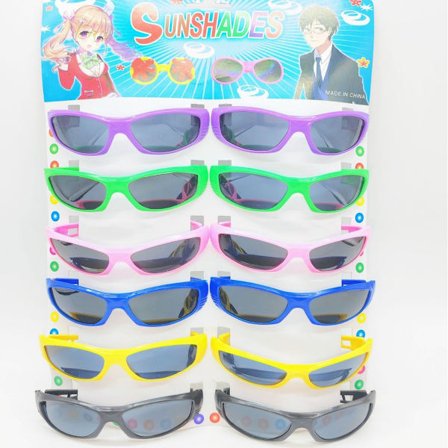 Solbriller til børn, Stor pakke med festgaver, 12-pak Neon solbriller til børn, drenge og piger, sommerstrand, pool, sjove gaver, legetøj, slik