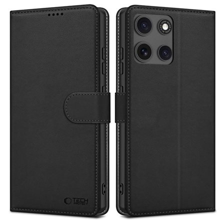 Tech-Protect plånboksfodral för Motorola Moto G15 / G15 Power - Svart