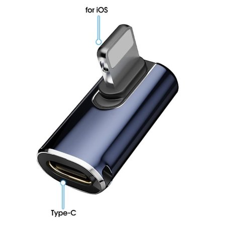 Fonken Snabbladdning PD27W Lightning Kabel Adapter För iPhone iPad Typ C till Lightning Konverter Adapter Data Synk Anslutning