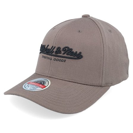 Mitchell & Ness - Grey - adjustable - Cap - Classic Script Own Brand Grey Adjustable - Hatstore
