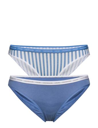 Bikini 2Pk Trosa Brief Tanga Blå Calvin Klein