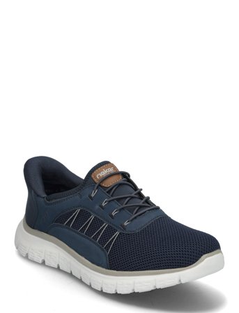 Rieker Men's Shoes B6656-14 Blue Low-top Sneakers Navy Rieker
