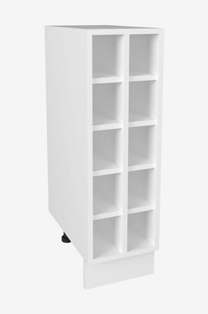 VCM - Gulvstående vinreol Esilo - Hvit - Hyller & oppbevaring - Fra Homeroom