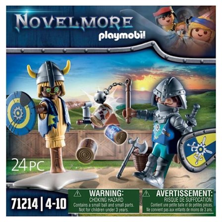 PLAYMOBIL - Novelmore riddare och skyltdocka - Vit - Barn - 4 år och uppåt