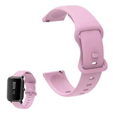 20mm Universal mukava silikoni ranneke - Vaaleanvioletti
